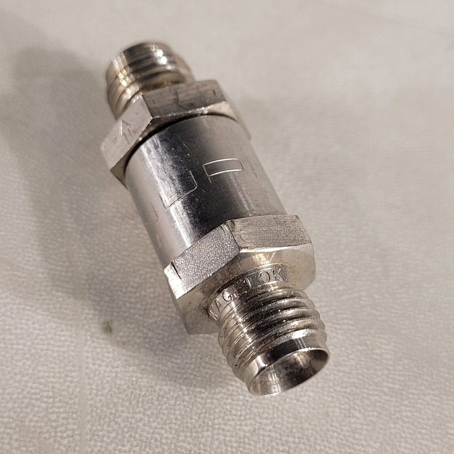 Nupro SS-4C-1 Check Valve 1 PSI 1/4" Swagelok Poppet Directional Flow