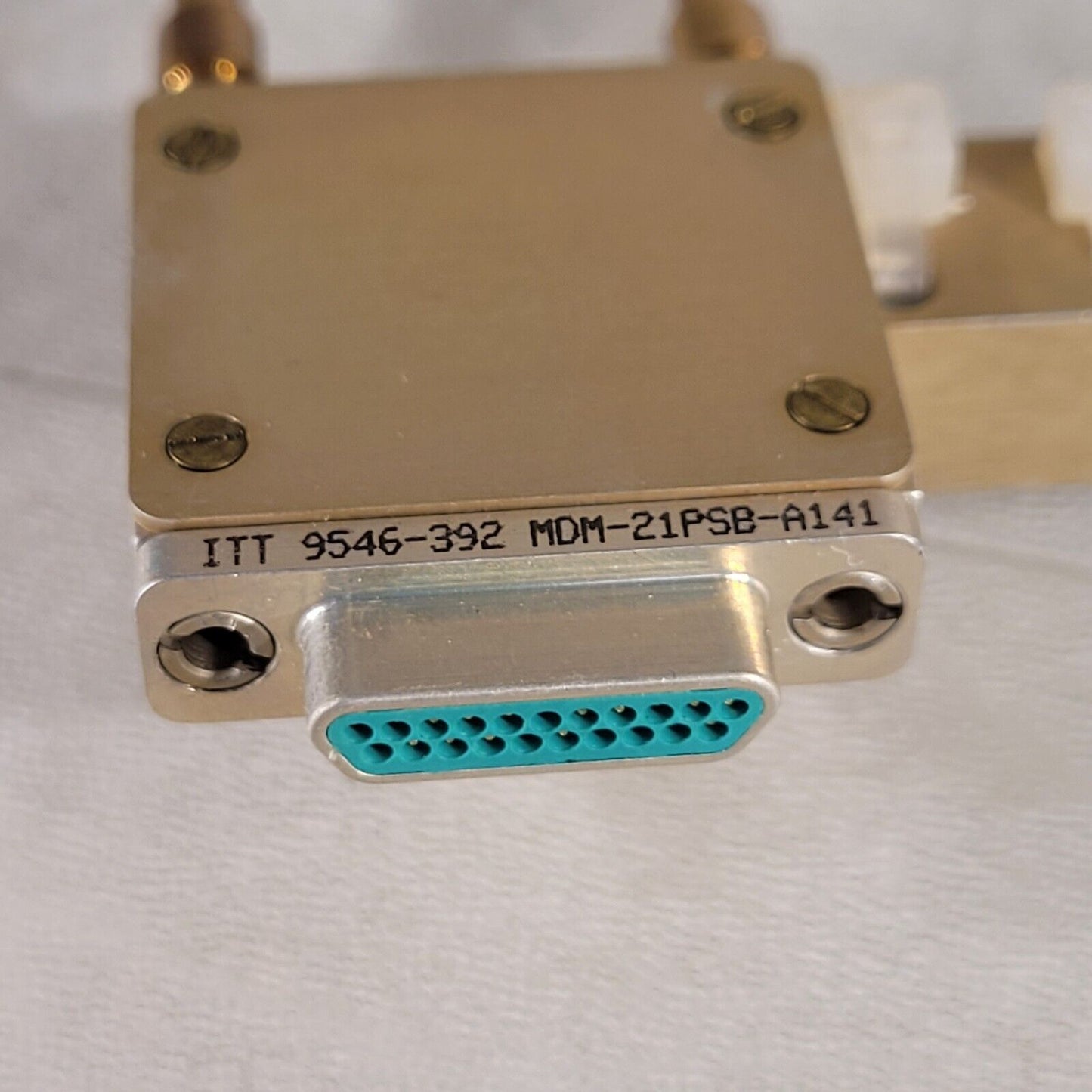Cannon ITT MDM-21PSB-A142 Adapter Male To Female D-Sub Micro 21-Pin Cable 2ft