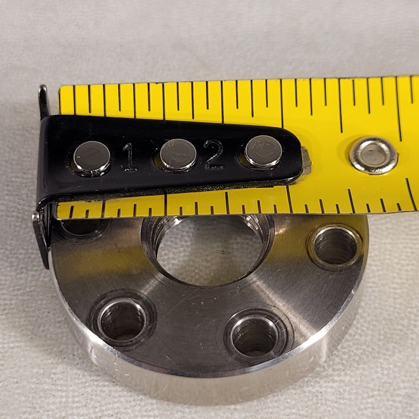 Varian 1.33" CF Conflat DN16CF Threaded Adapter 1/2" SS High Vacuum