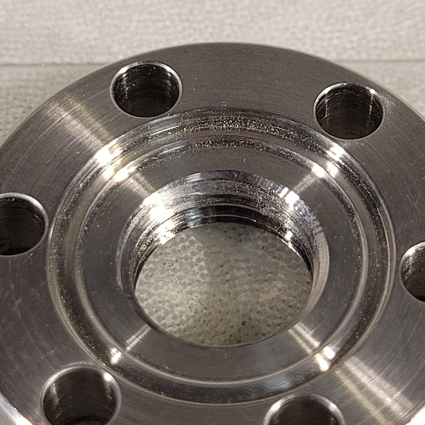 Varian 1.33" CF Conflat DN16CF Threaded Adapter 1/2" SS High Vacuum