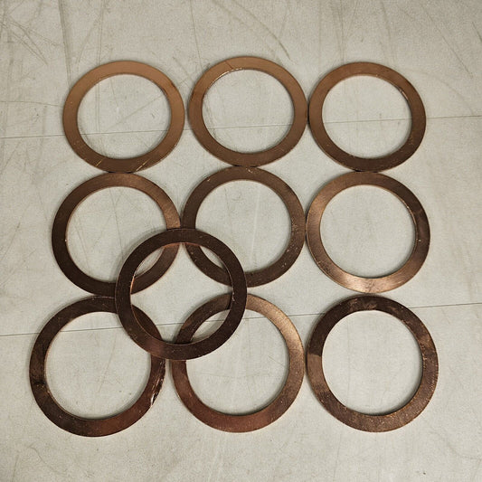 DN63CF 4.5" CF Conflat Flange Copper Gasket CF63 UHV Vacuum OFHC - Pack of 10