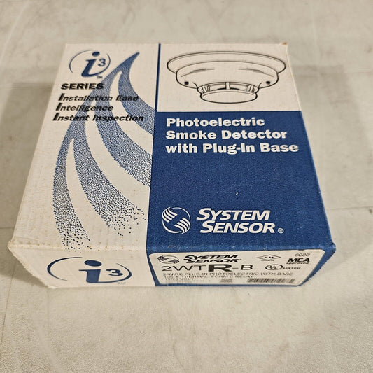 System Sensor 2WTR-B 2 Wire Photoelectric Smoke Detector w/ Base Relay Honeywell