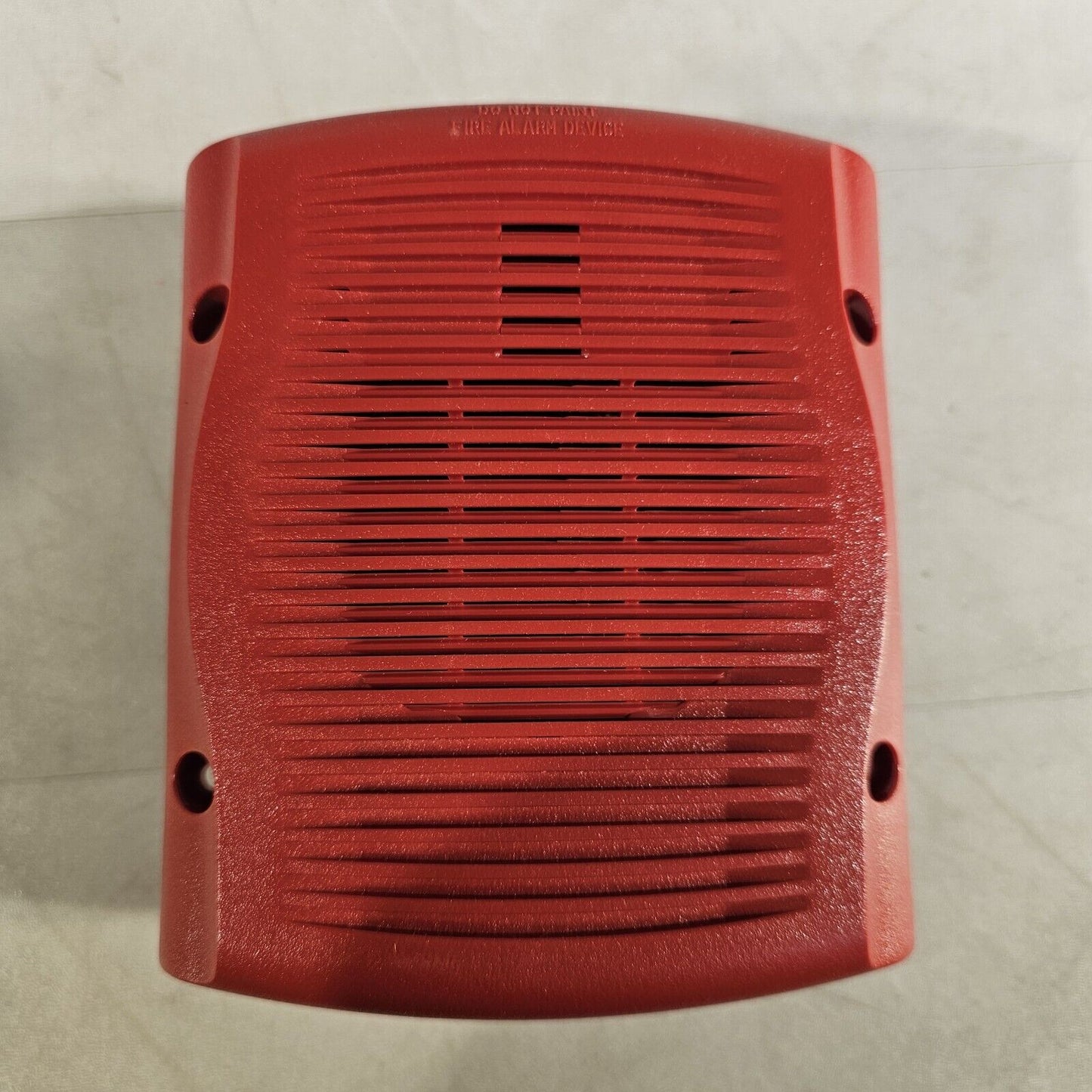 System Sensor SpectrAlert SPRK Speaker w/ Wall Mount Outdoor Red Honeywell Alarm