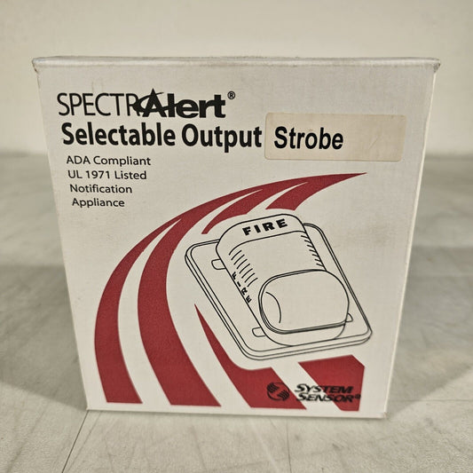 System Sensor SpectrAlert S1224MCK 12V 24V Weatherproof Output Strobe Honeywell