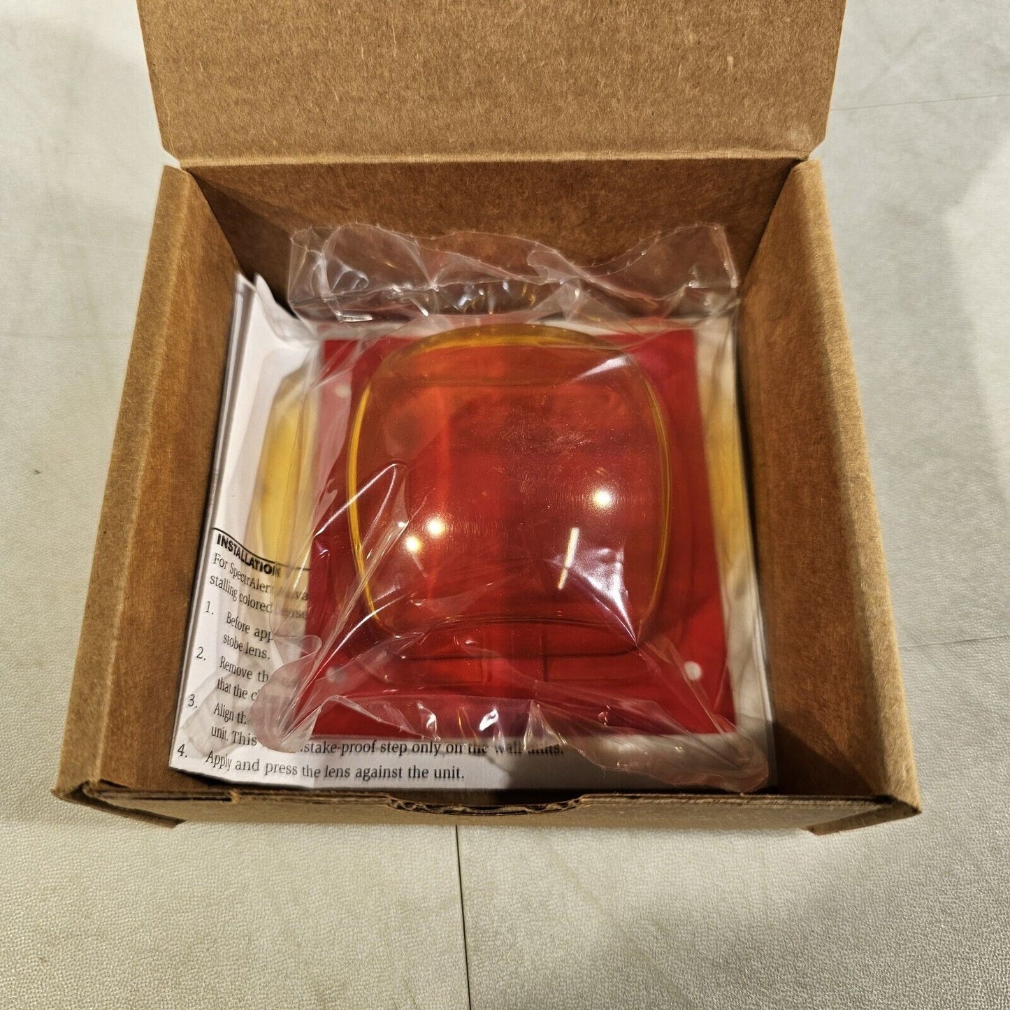 System Sensor LENS-A SpectrAlert Wall Color Lens Amber Honeywell – Lab ...