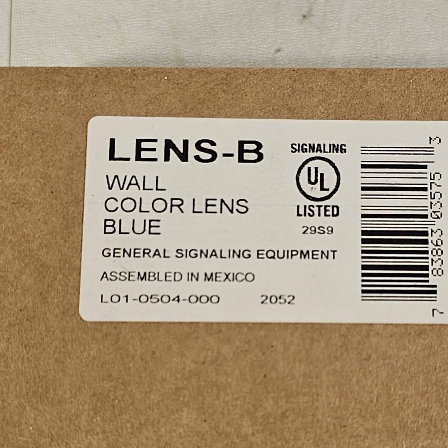 System Sensor LENS-B SpectrAlert Wall Color Lens Blue Honeywell