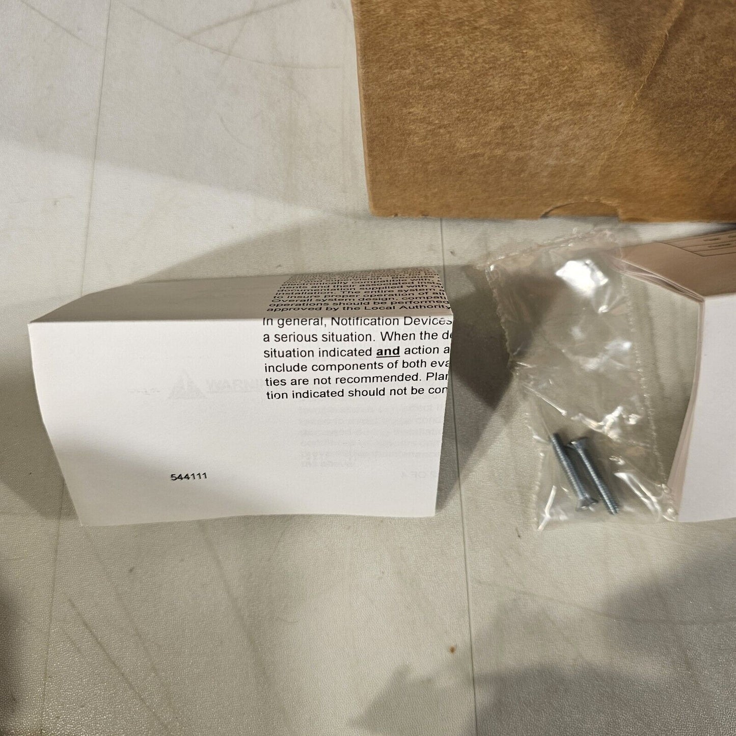 Faraday FOS 2606L-W-14-70V Flush Speaker Strobe Candela Red Fire Alarm NOS 2606