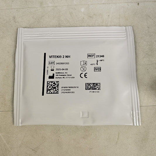 BioMerieux Vitek 2 NH Test Kit  Reagent Card 21346 - 1 Card