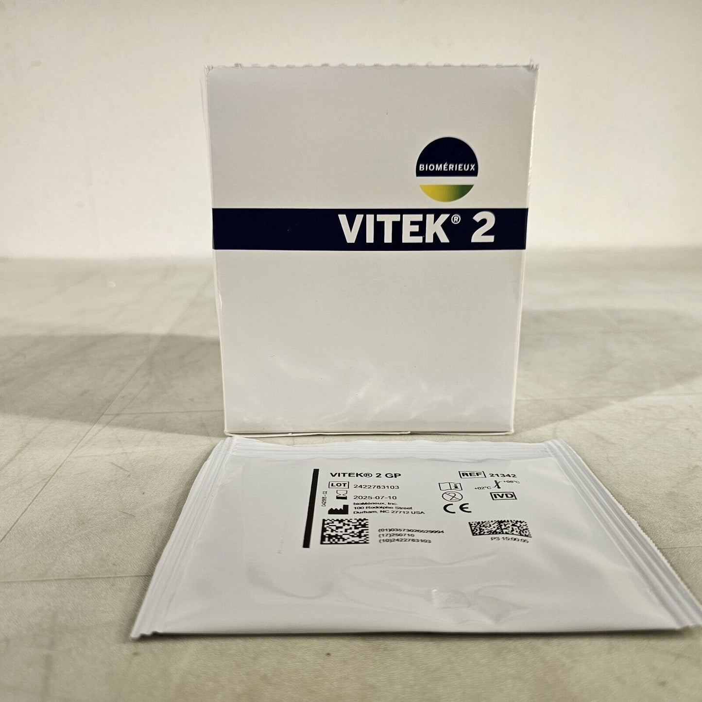 BioMerieux Vitek 2 GP Test Kit  Reagent Card 21342 - 1 Card