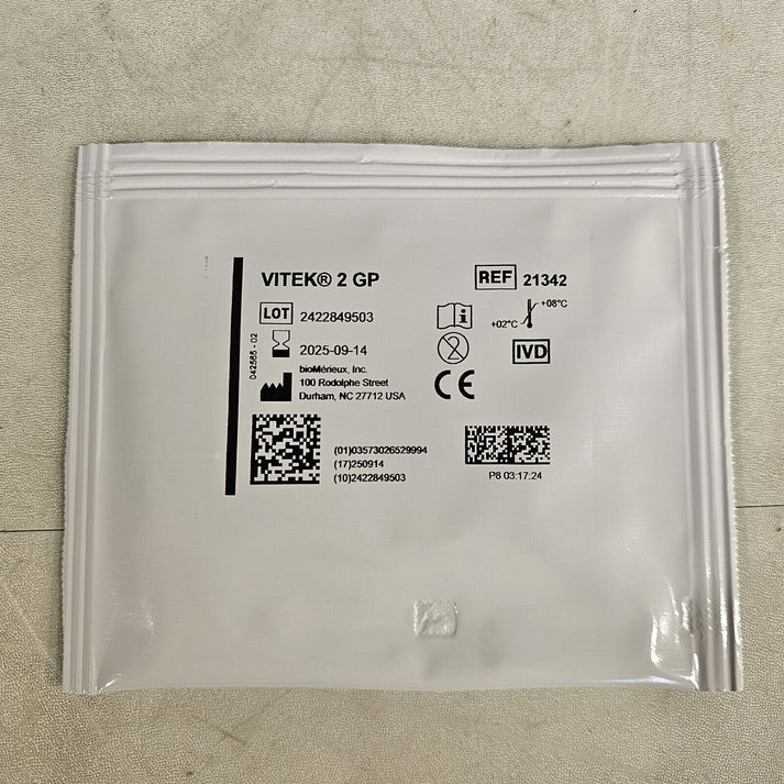 BioMerieux Vitek 2 GP Test Kit Reagent Card 21342 - 1 Card – Lab ...