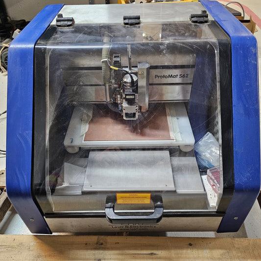 LPKF Protomat S62 PCB Milling Machine Circuit Board Plotter w/ Camera Upgrade