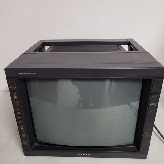 Vintage 1989 Sony PVM-2030 20� Trinitron RGB CRT TV Television Monitor Working