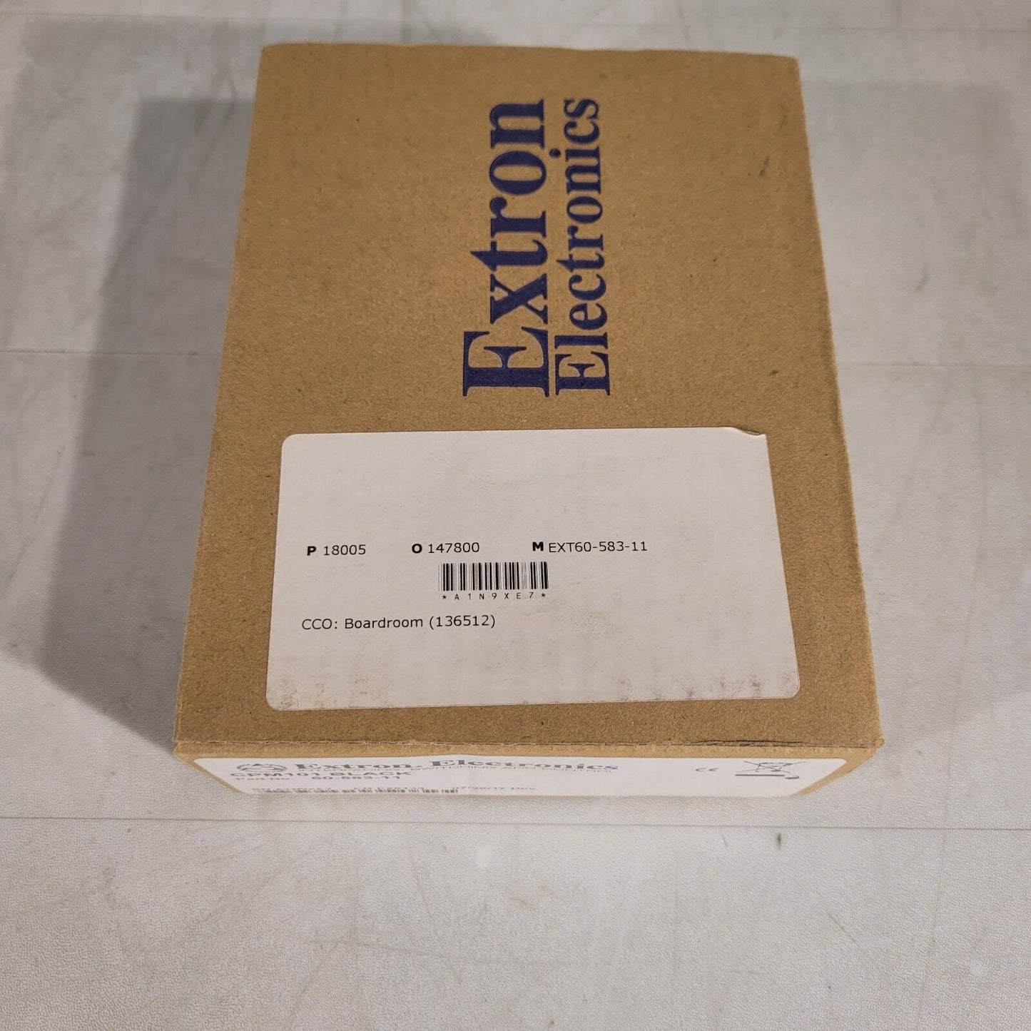 Extron CPM101 One-Gang AV Connectivity Mounting Frame 60-583-11