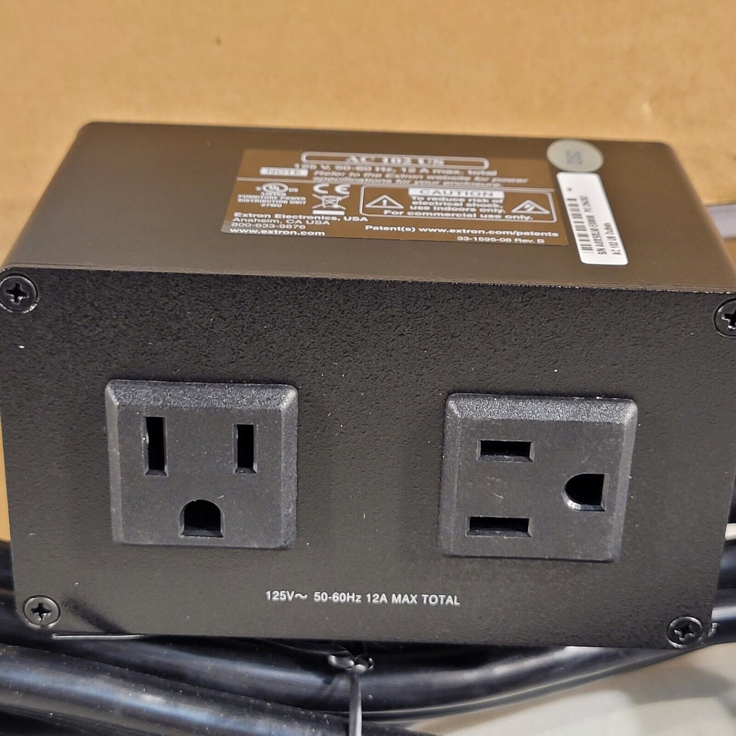 Extron 60-1385-01 Electronics AC 102 US Outlets Powe Module