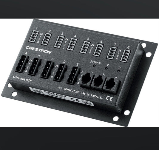 Crestron C2N-HBLOCK Multi-type Cresnet Distribution Block / 5 Connectors