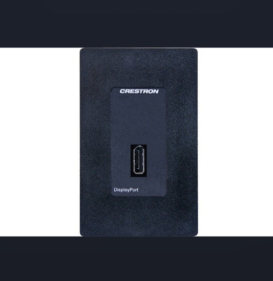 Crestron MP-WP162-W Media Presentation Wall Plate - DisplayPort, White