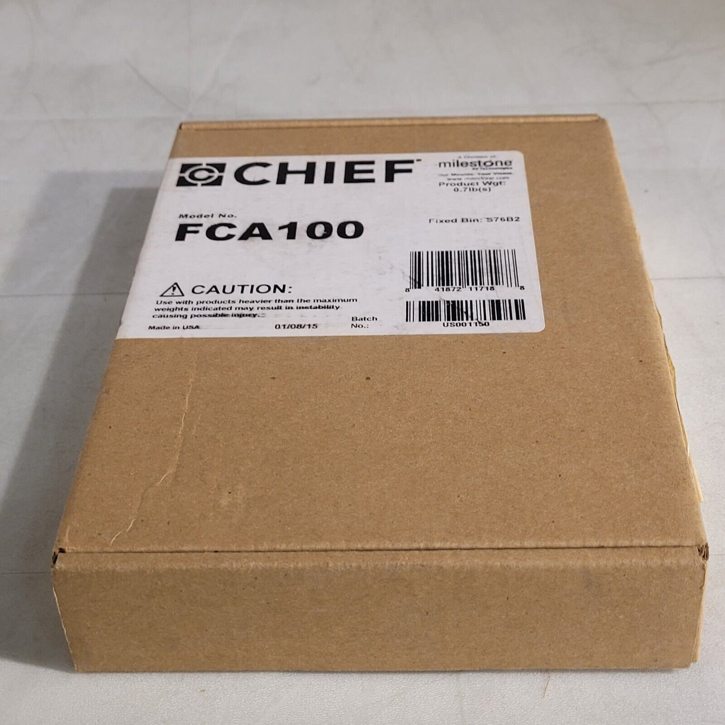 FCA100 Chief FUSION CAT5, Surge-CPU Mount Adapter