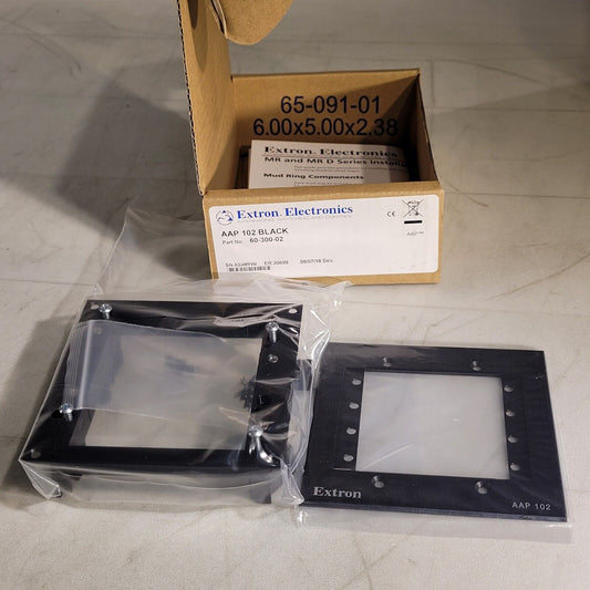 Extron Electronics AAP 102 Black Two-Gang AAP Mounting Frame 60-300-02