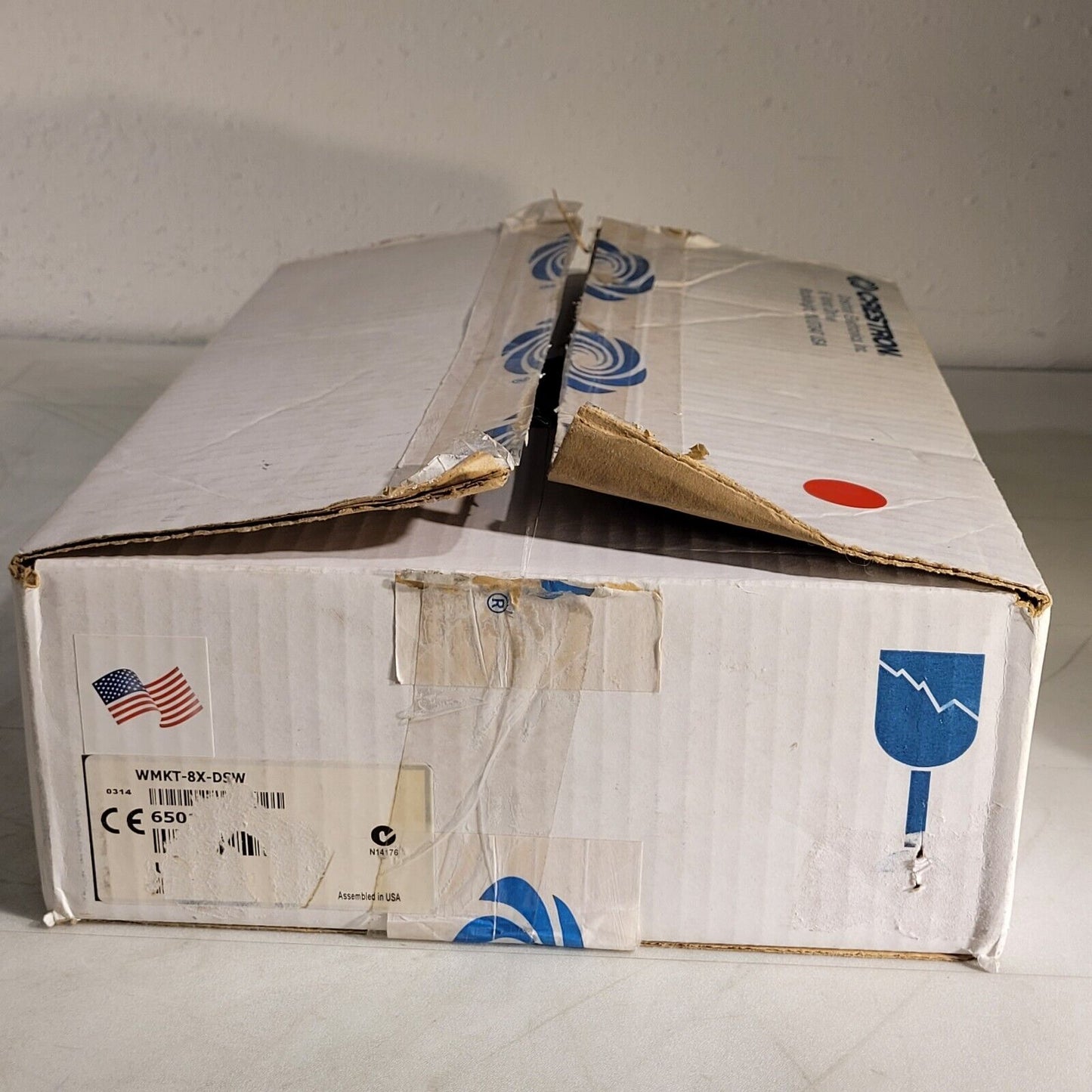 Crestron WMKT-8X-DSW Post-Construction Wall Mounting Kit w/Trim Ring