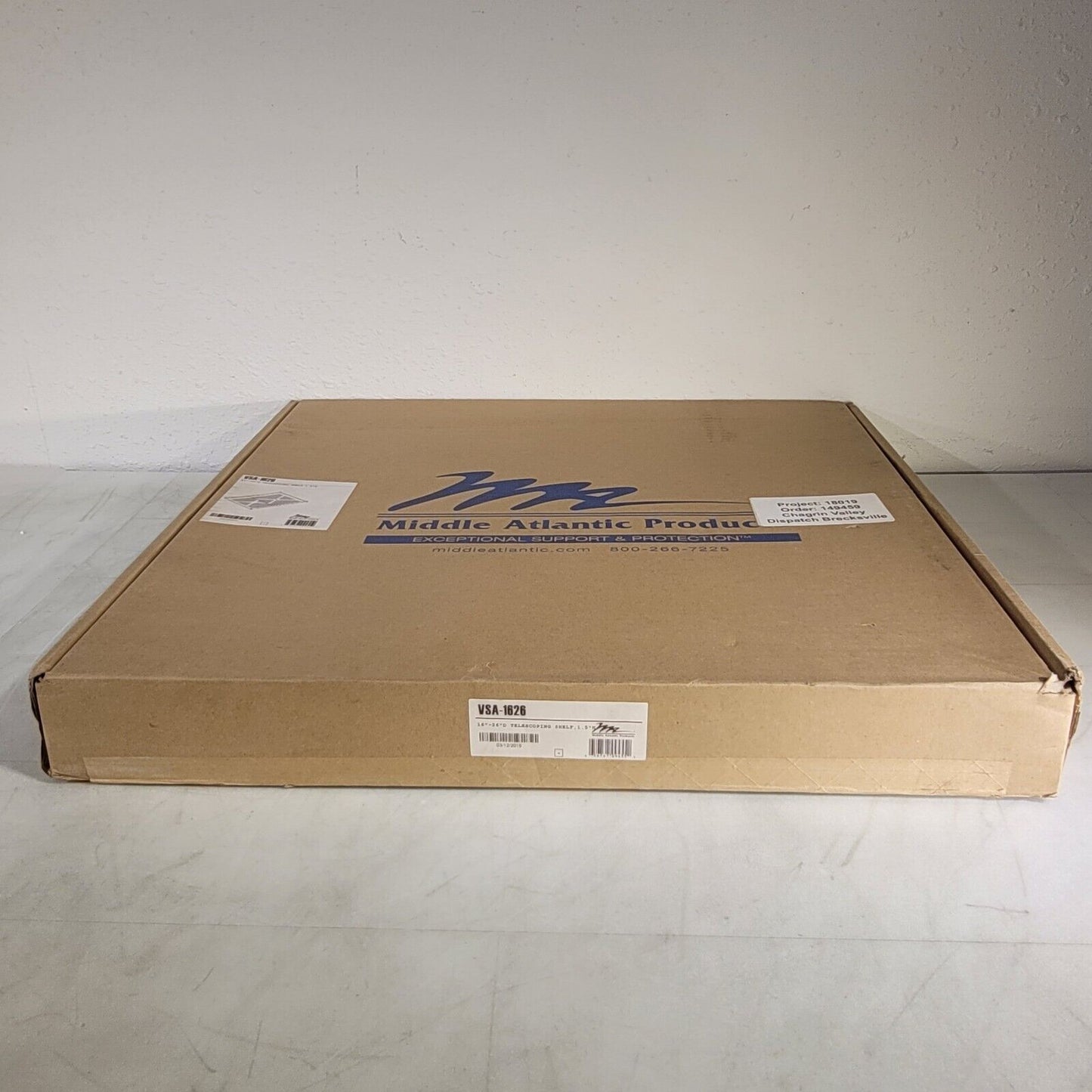 Middle Atlantic VSA-1626 Heavet Duty Adjustable Rackshelf 16 to 26" Telescoping