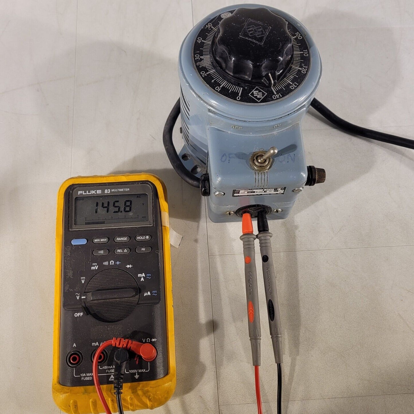 Superior Electric 3PN116B Powerstat Variable Autotransformer 0-140V Output