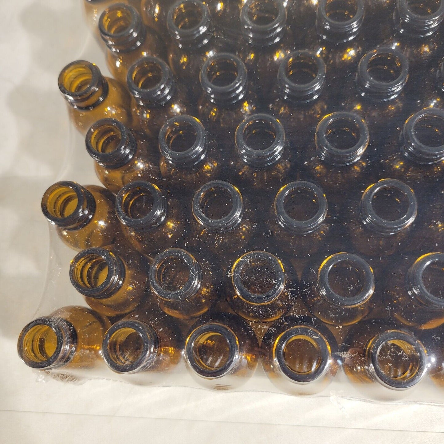 Pack Of 144 VWR 89042-870 1oz Boston Round Bottle Amber Glass 1 Dram