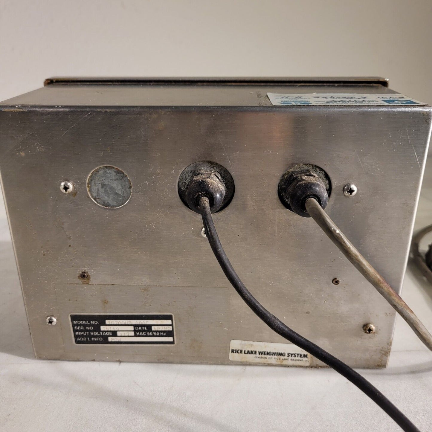 Rice Lake Weighting System ID700H-AAAC Scale Controller 20W 120V