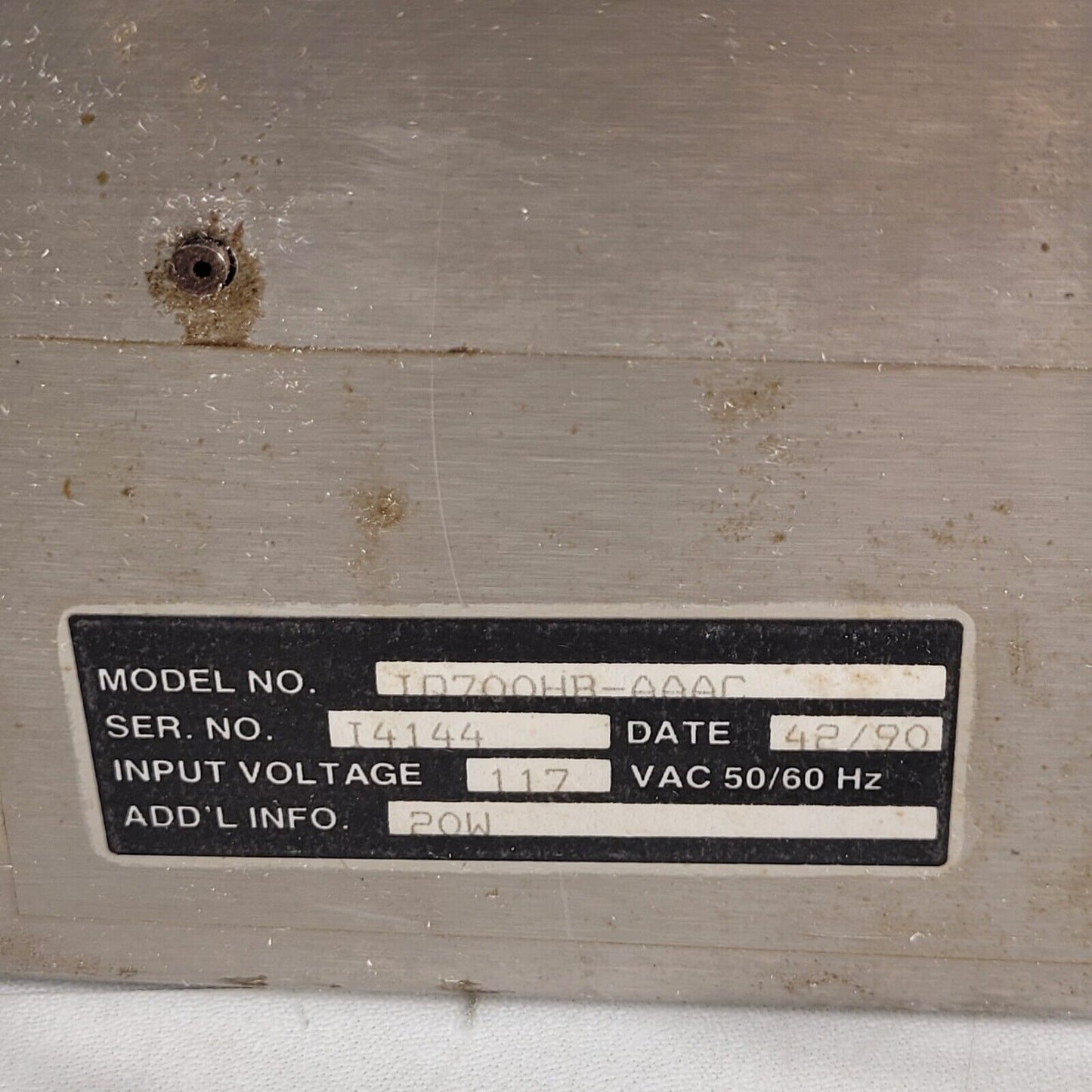 Rice Lake Weighting System ID700H-AAAC Scale Controller 20W 120V