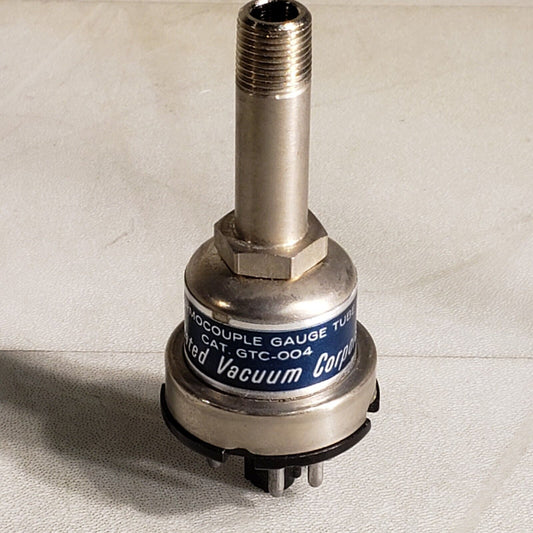 CVC GTC-004 Thermocouple Gauge Tube Consolidated Vacuum Corporation Missing Pin