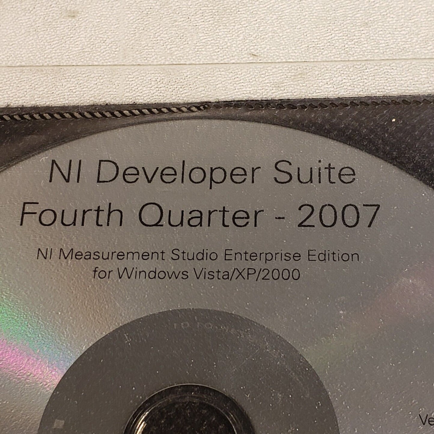 NI Developer Suite Fourth Quarter 2007 8.1.2 Measurement Studio Enterprise