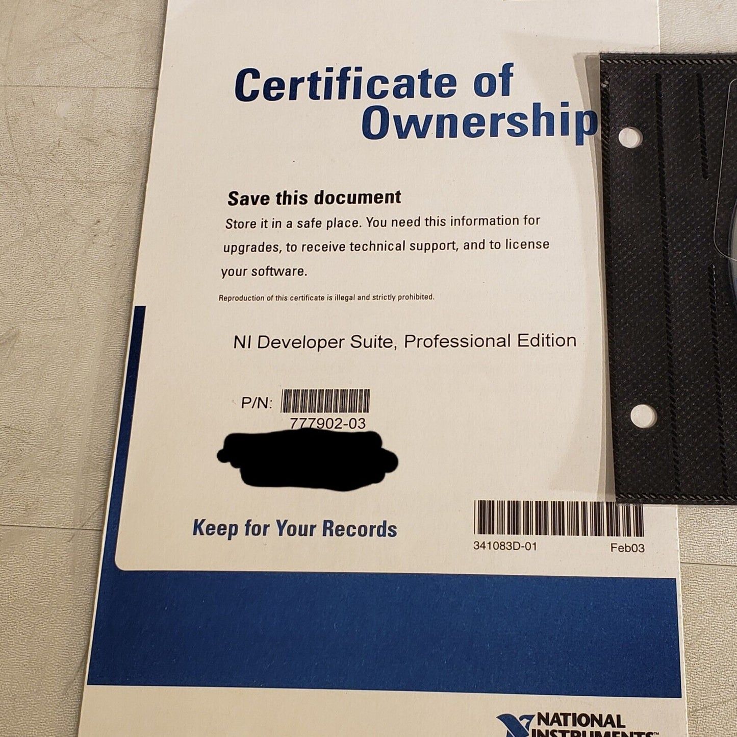 NI 501400H-01C Developer Suite Third Quarter 2007 LabVIEW 8.5