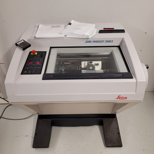 Leica Jung Frigocut 2800E Cryostat With Instruction Manual