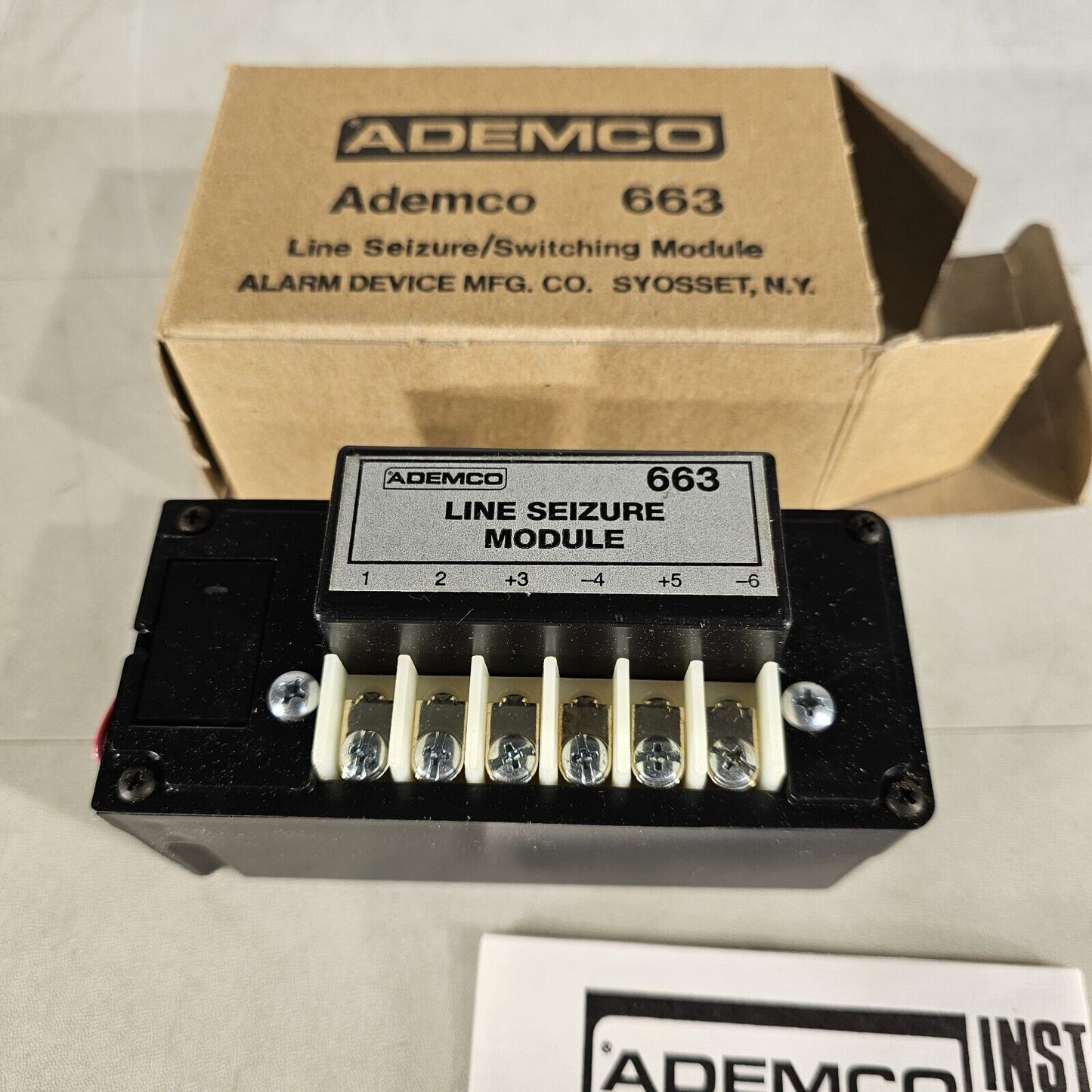 Ademco Honeywell 663 Line Seizure Switching Module NEW IN BOX Alarm Device Mfg
