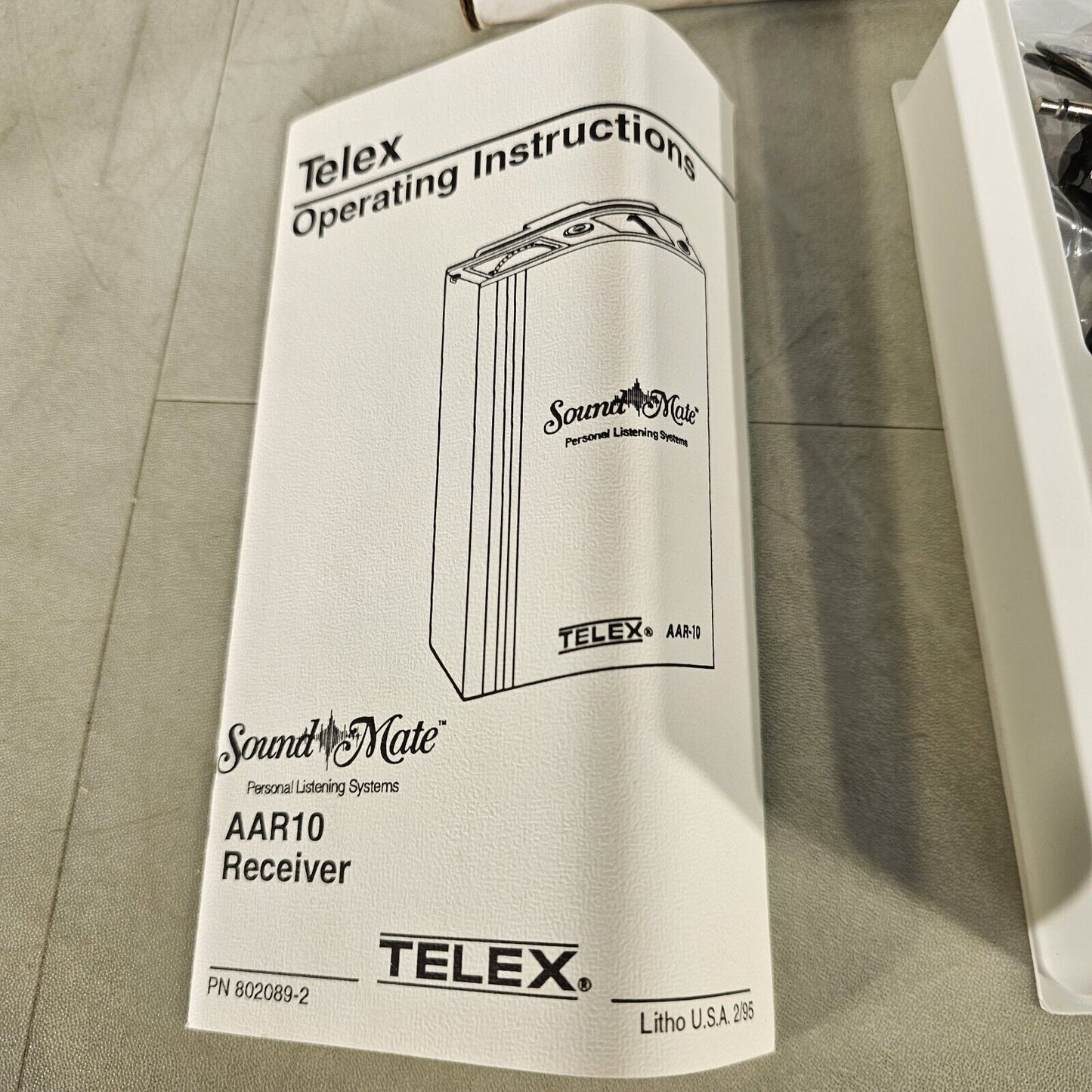 Telex Sound Mate AAR-10 Personal Listening System Single Channel "J" Unit Only