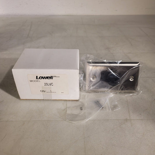 Lowell 25LVC Gang Speaker Volume Knob Attenuator with SS Wall Plate 25W