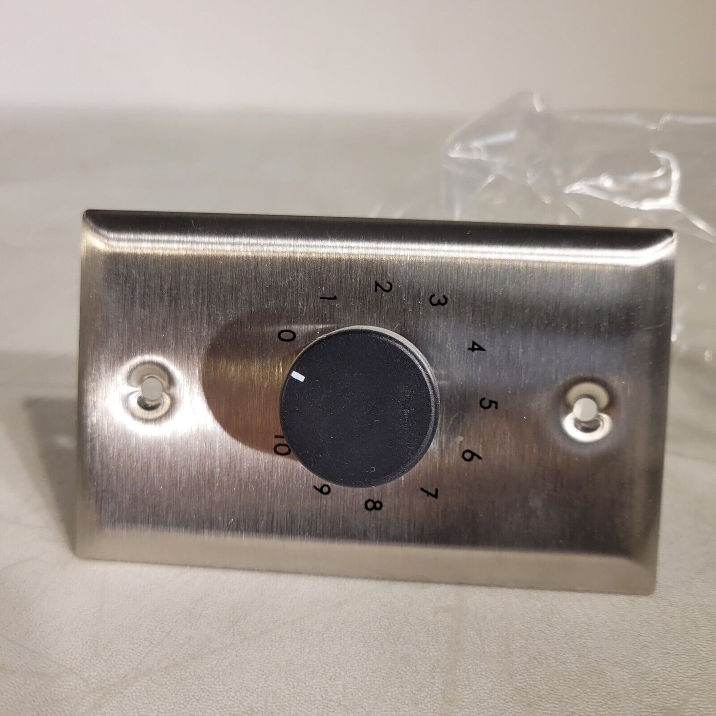 Lowell 25LVC Gang Speaker Volume Knob Attenuator with SS Wall Plate 25W