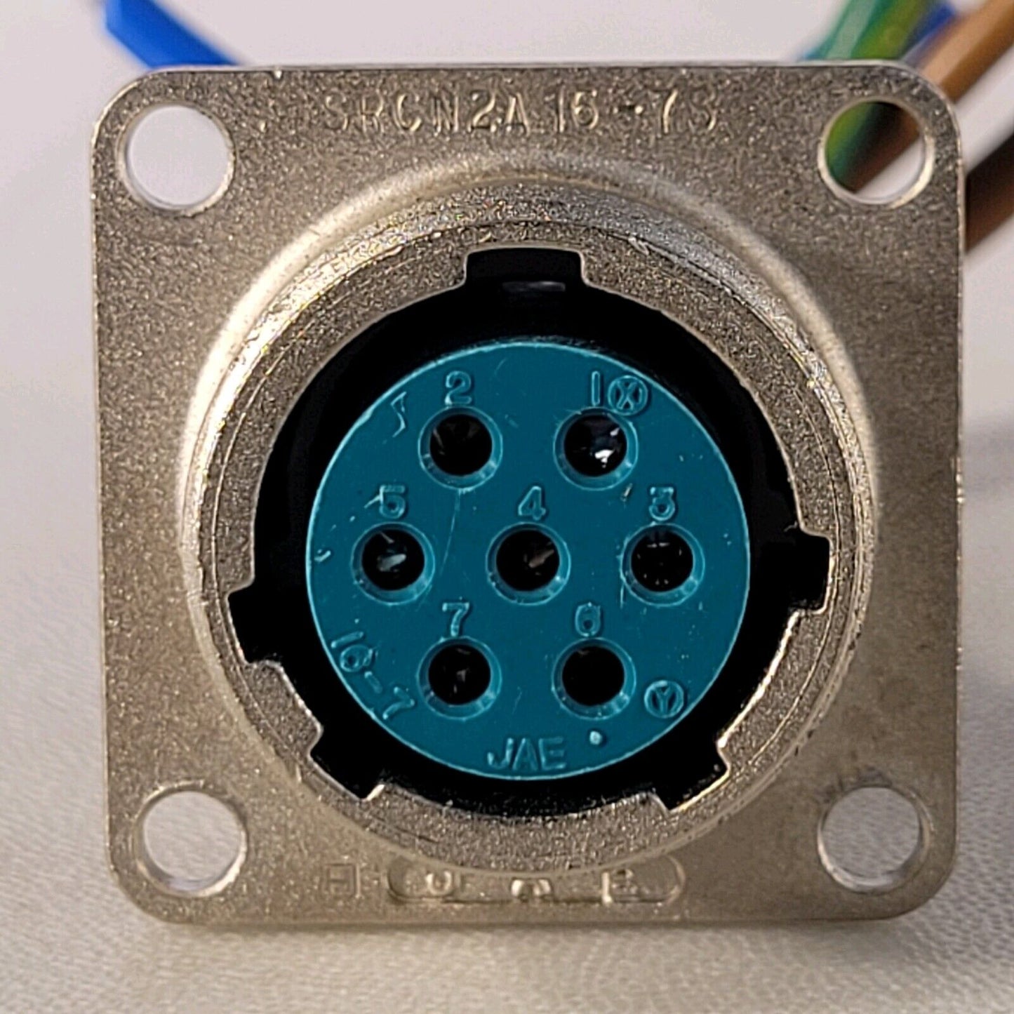 Jae Electronics SRCN2A16-7S 7 Position Circular Connector Receptacle, Female