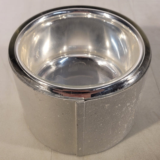 Pyrex Aldrich 150mL Low Form Glass & Aluminum Dewar Flask 5" Diameter LN2 Liquid