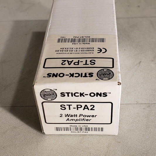 Stick-Ons ST-PA2 RDL Amplifier 2 Rms Utility Power Amplifier New Old Stock