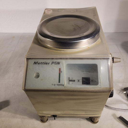 Mettler Toledo P5N Weighing Balance Scale Manual Vintage With Cover For Parts