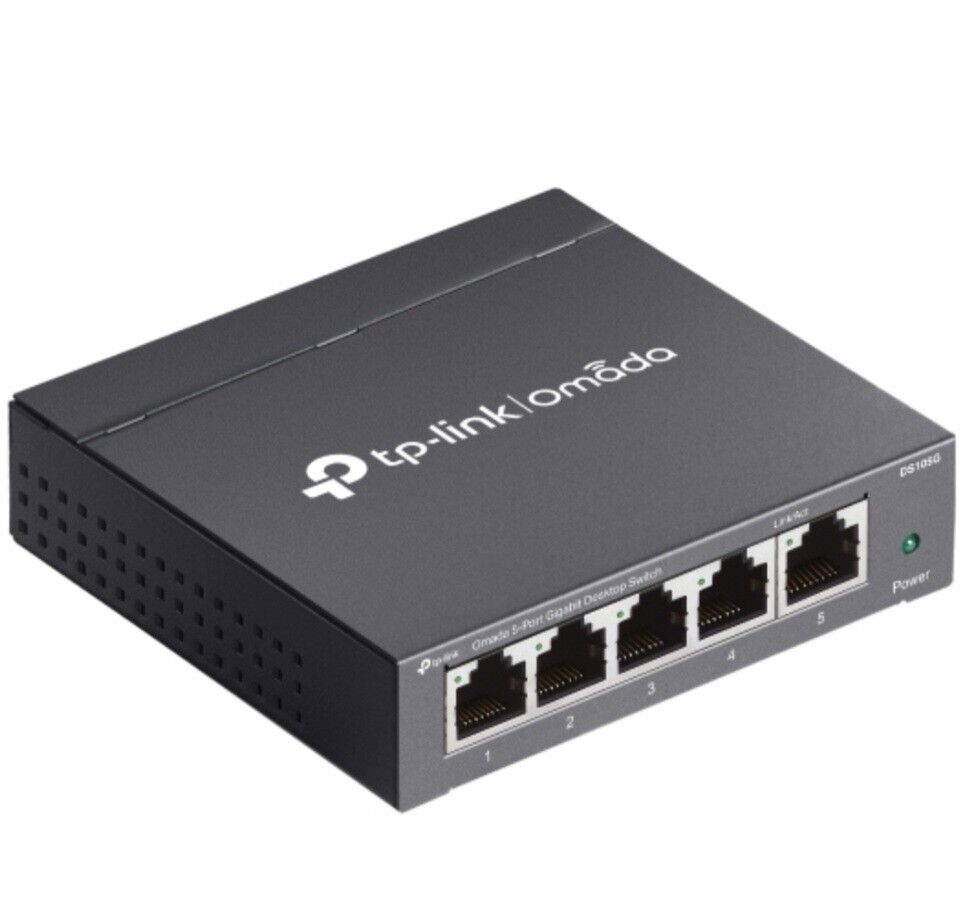 TP-Link DS105G Omada 5-Port Gigabit Unmanaged Desktop Switch 0130600246