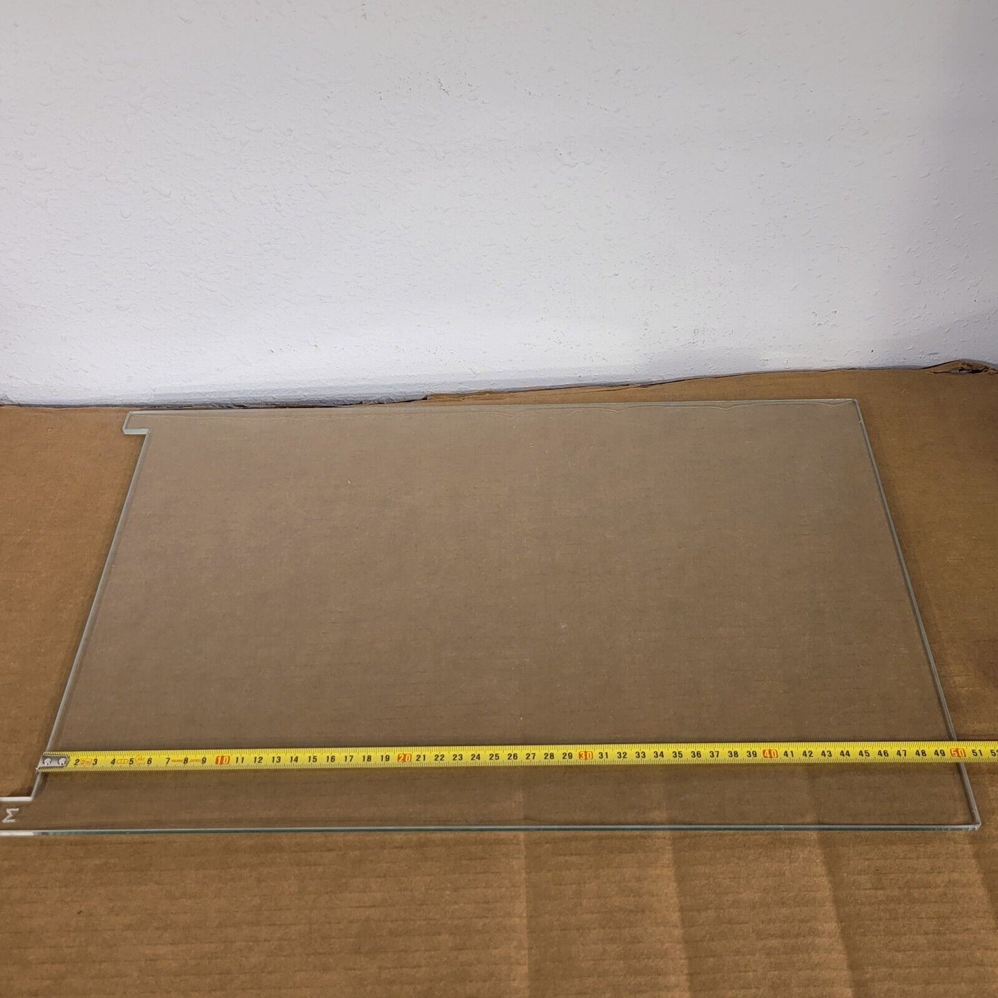 Electrophoresis Glass Cell Plate Notched 52cm Length 32-1/2cm Wide 4.75mm Thick