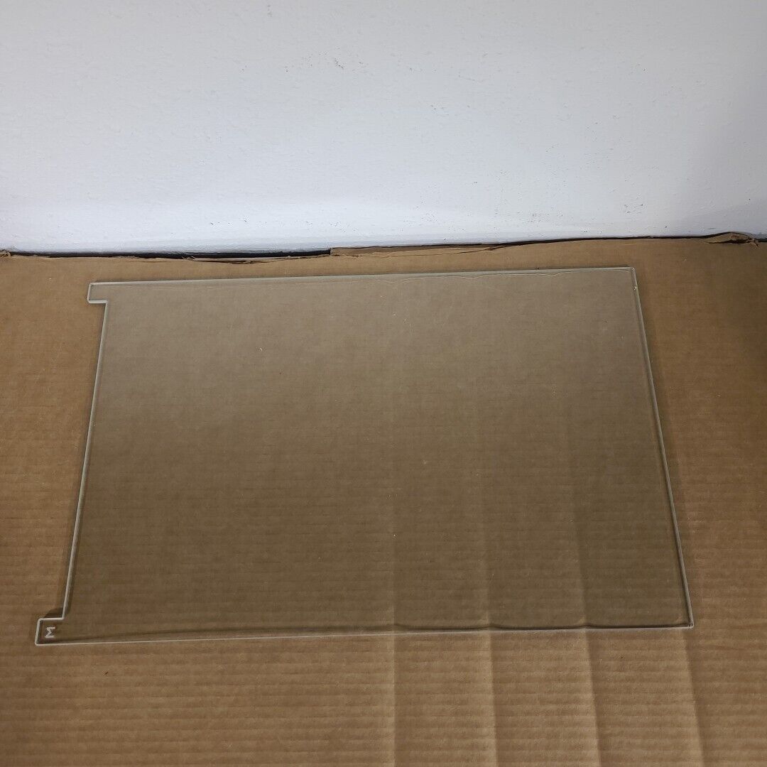 Electrophoresis Glass Cell Plate Notched 52cm Length 32-1/2cm Wide 4.75mm Thick