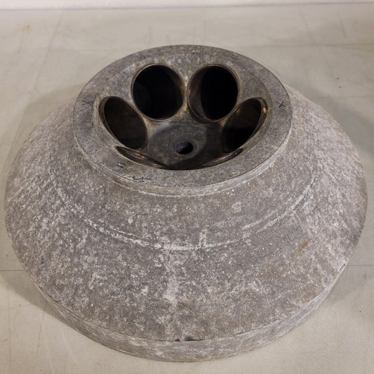Large Centrifuge Rotor 6-Position 14" Diameter Base 2in Diameter Tube Slots