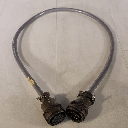 Amphenol ITT MS3116E14-18P 18-pin Socket Circular MIL Spec Connector 29" Cable