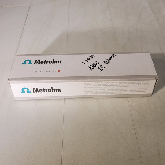 Metrohm 6.1006.510 Metrosep A Supp 5 - 100/4.0 IC Column for Rapid Separations
