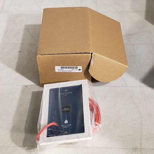 Telecor NC1-B1 Nurse Courier Pull For Help Station Blue Wall Plate