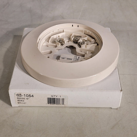 Fike 63-1054 Automatic Fire Detector 6" Base For Open Area Protection