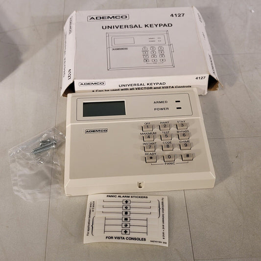 Ademco 4127 Console Security Alarm Device Universal Keypad For Victor And Vista