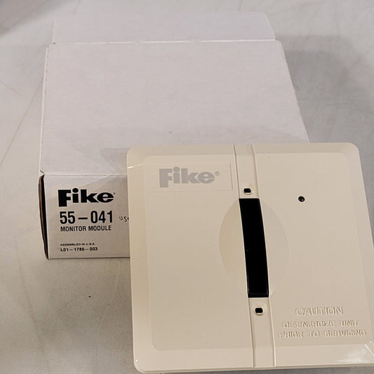 Fike 55-041 Monitor Module For Indoor Dry Applications Non-isolator Off White